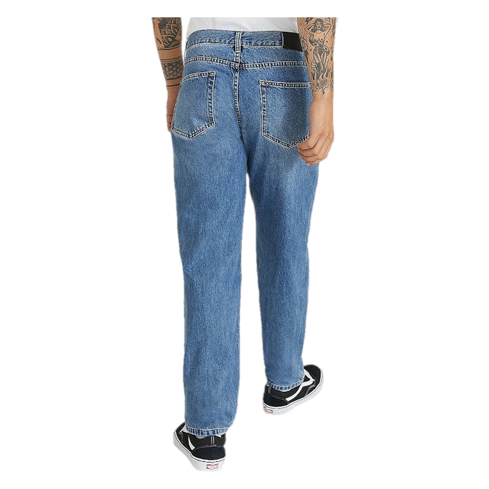 Rigid Regular Straight Jeans Mid Blue, Male, Abbigliamento, Bottoms, jeans, Blu, W31