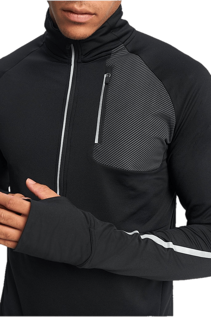 Studio Total Studio Total Winter Running Ls, Male, Apparels, hoodies and sweatshirts, function sweaters, Black, XL