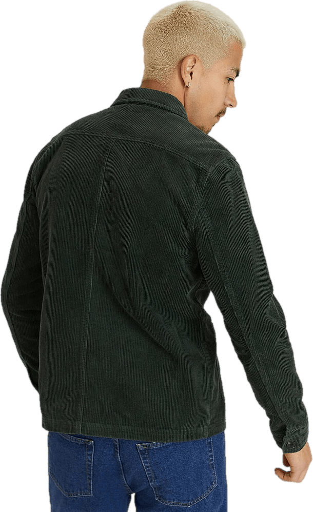 Favourite Cord Overshirt Green