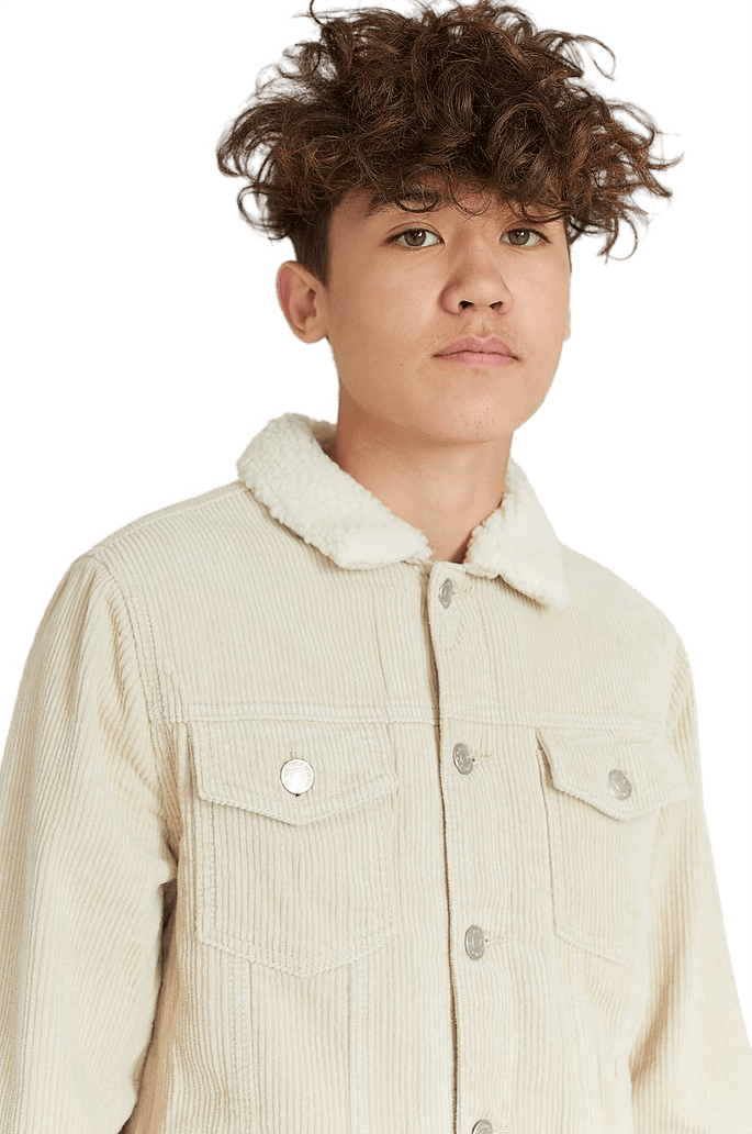 Trucker Jacket Cord Light Sand