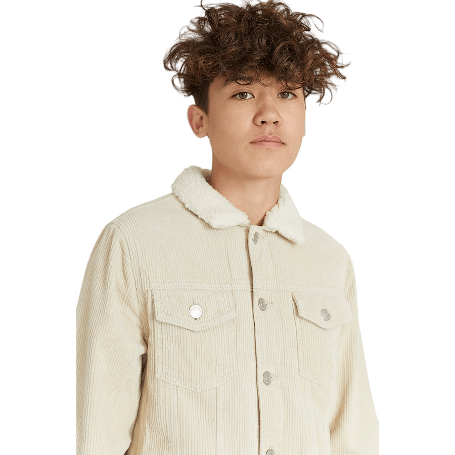 Trucker Jacket Cord Light Sand