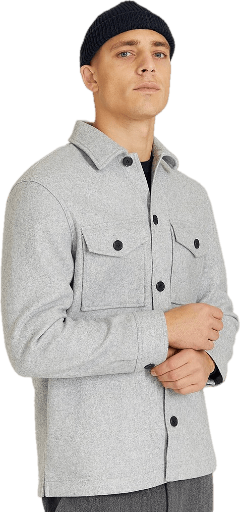 Studio Total Studio Total Studio Rugged Overshirt Light, Male, Vaatteet, Tops, paitoja, Harmaa, XS