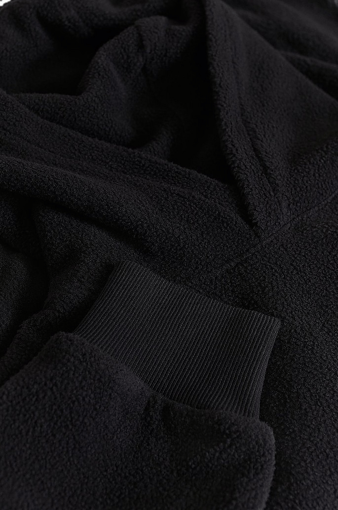 Soft Pile Hoodie Black - Bild 4
