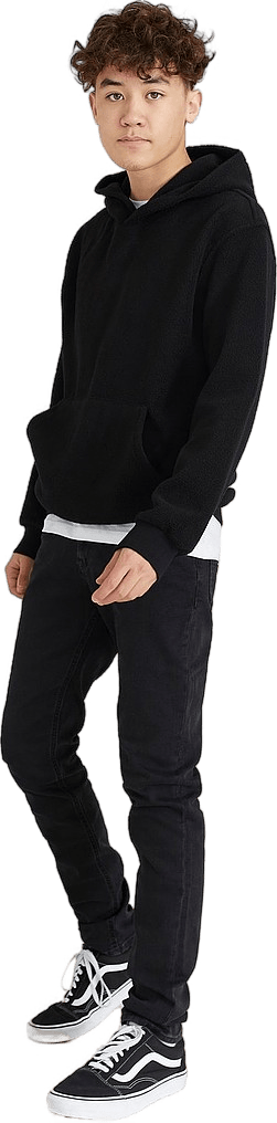 Soft Pile Hoodie Black - Bild 5