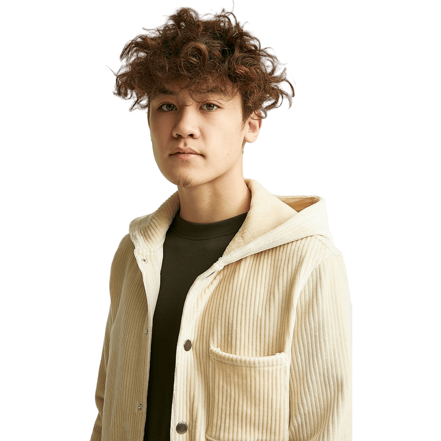 Soft Cord Shirt Beige