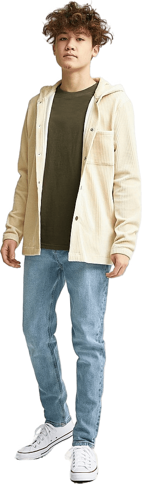 Soft Cord Shirt Beige - Bild 5