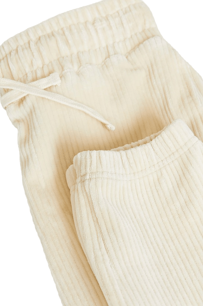 Soft Cord Sweatpants Beige - Bild 3