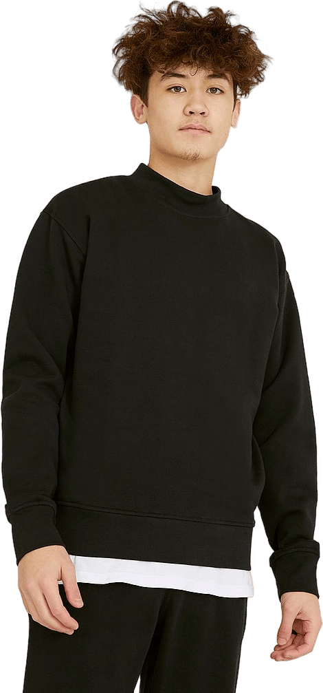 Wide Rib Sweatshirt Black