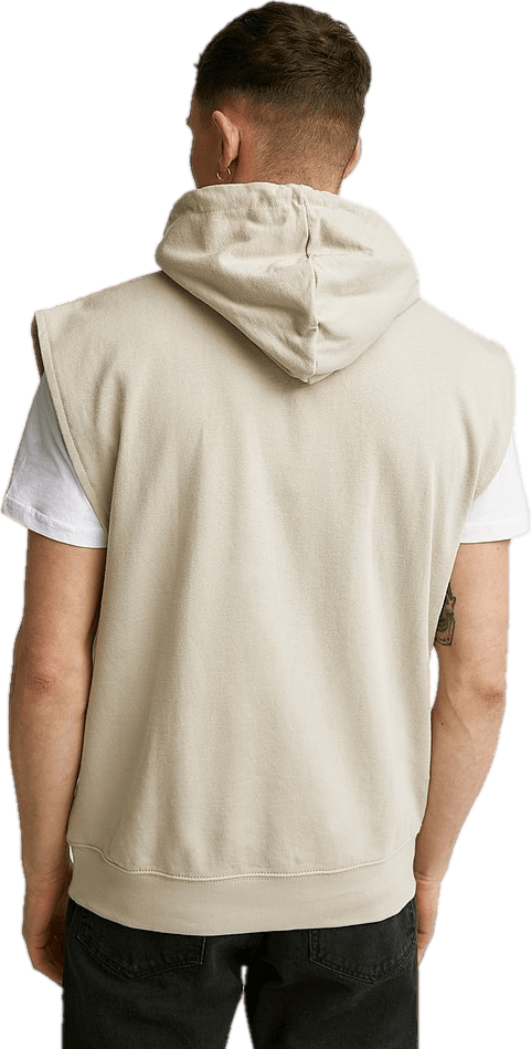 Hooded Vest Sand