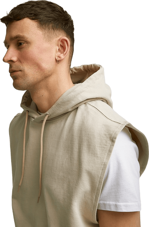Hooded Vest Sand - Bild 2