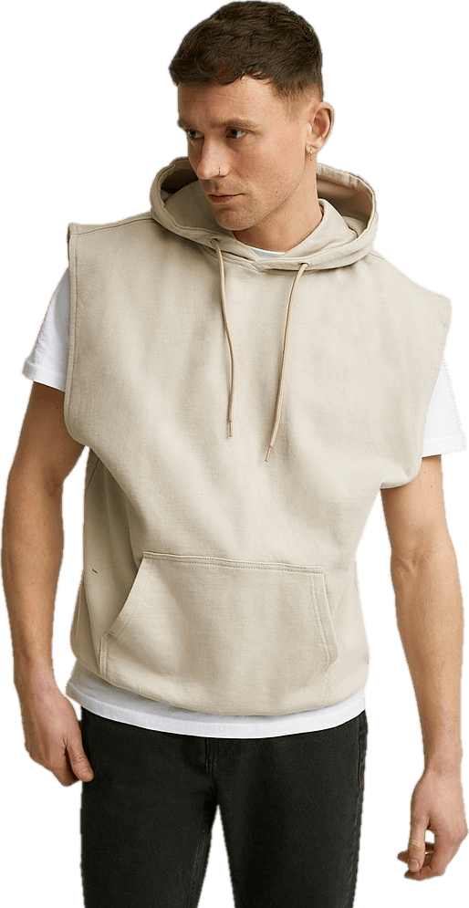 Hooded Vest Sand - Bild 5