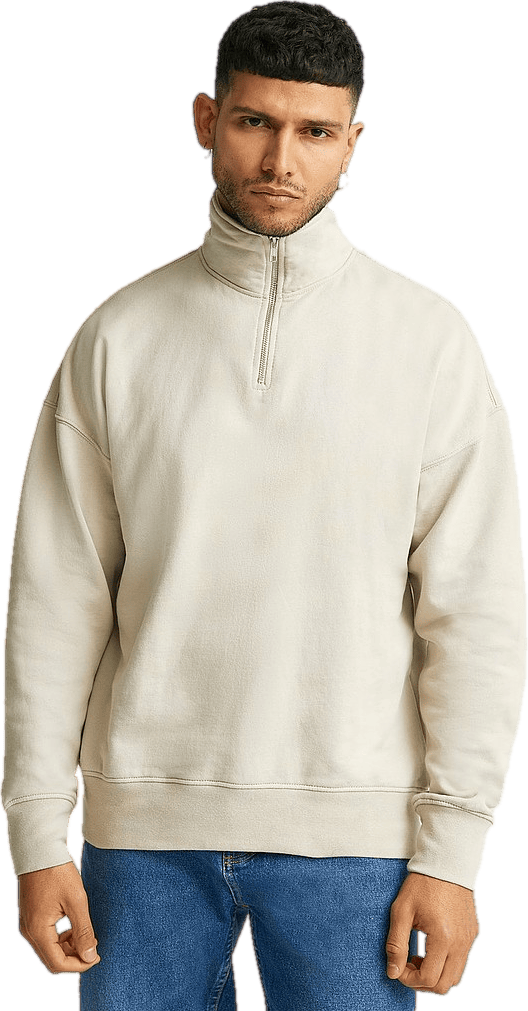 Studio 1/2 Zip Sweater Sand