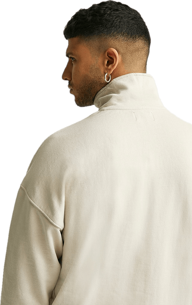 Studio 1/2 Zip Sweater Sand - Bild 2