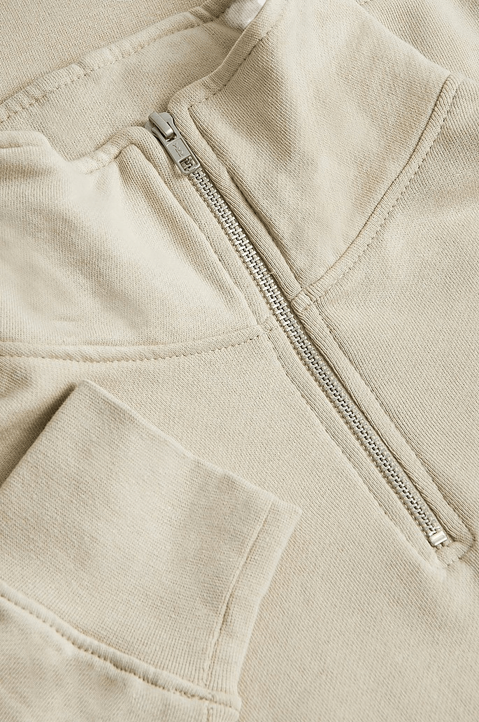Studio 1/2 Zip Sweater Sand - Bild 3