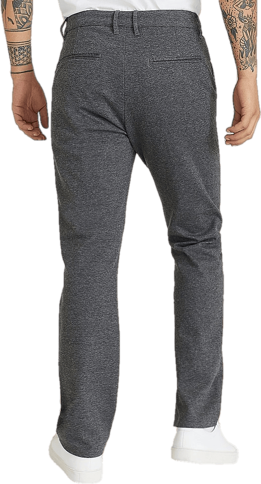 Soft Straight Chino Dark Grey