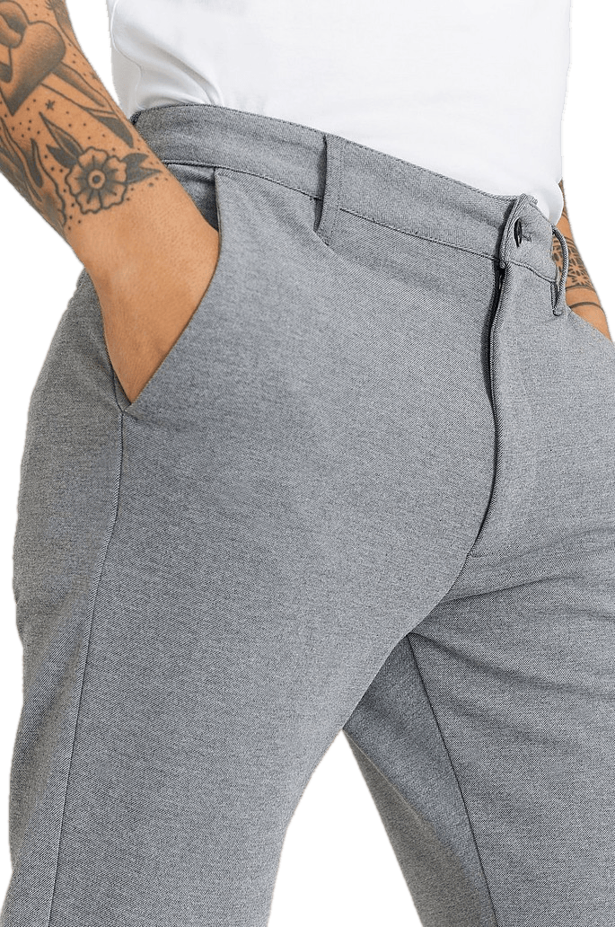 Soft Straight Chino Grey