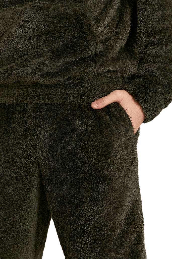 Teddy Sweatpants Green