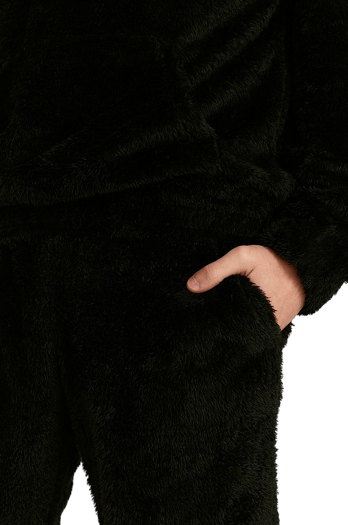 Teddy Sweatpants Black