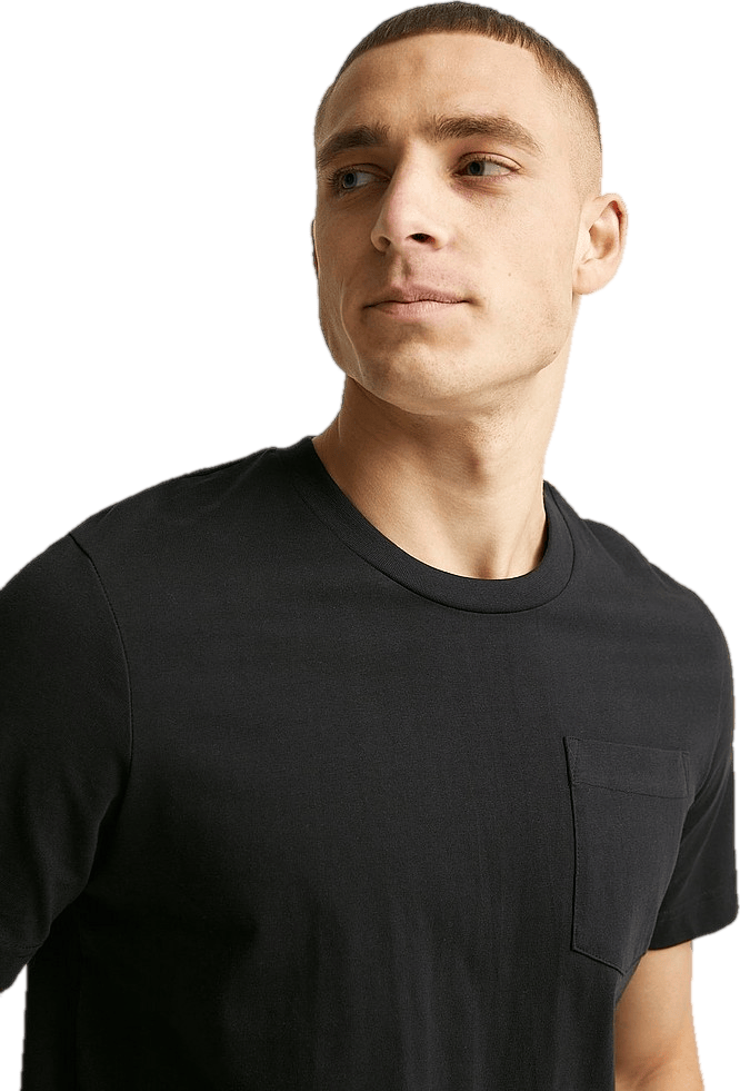 Studio Total Studio Total Icon Heavy Pocket Tee, Male, Klær, Tops, topper, Svart, XXL