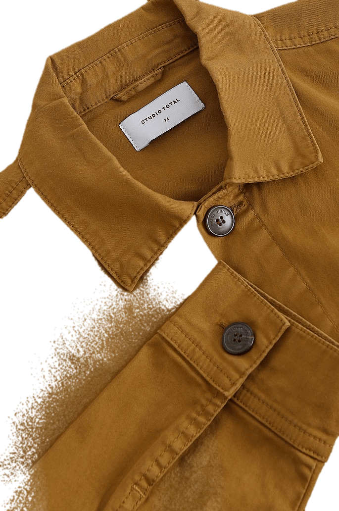 Icon Twill Overshirt Ochra