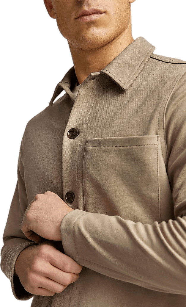 New Soft Overshirt Beige - Bild 3
