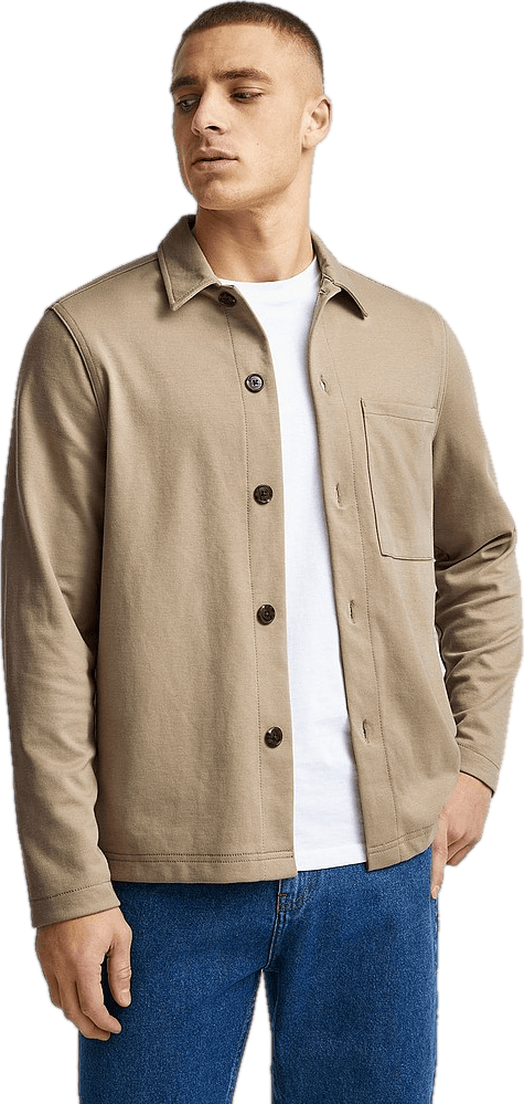 New Soft Overshirt Beige - Bild 7