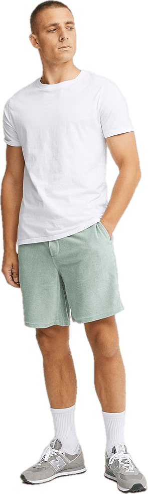 Terry Shorts Dk Mint