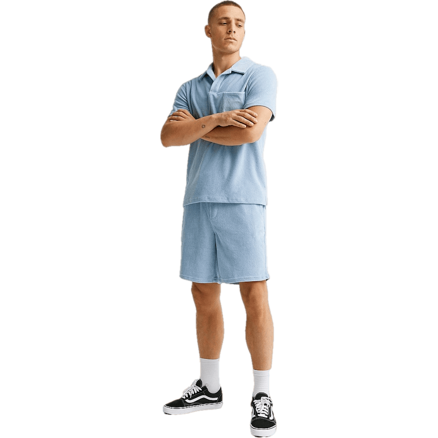 Terry Shorts Sunbleached Blue