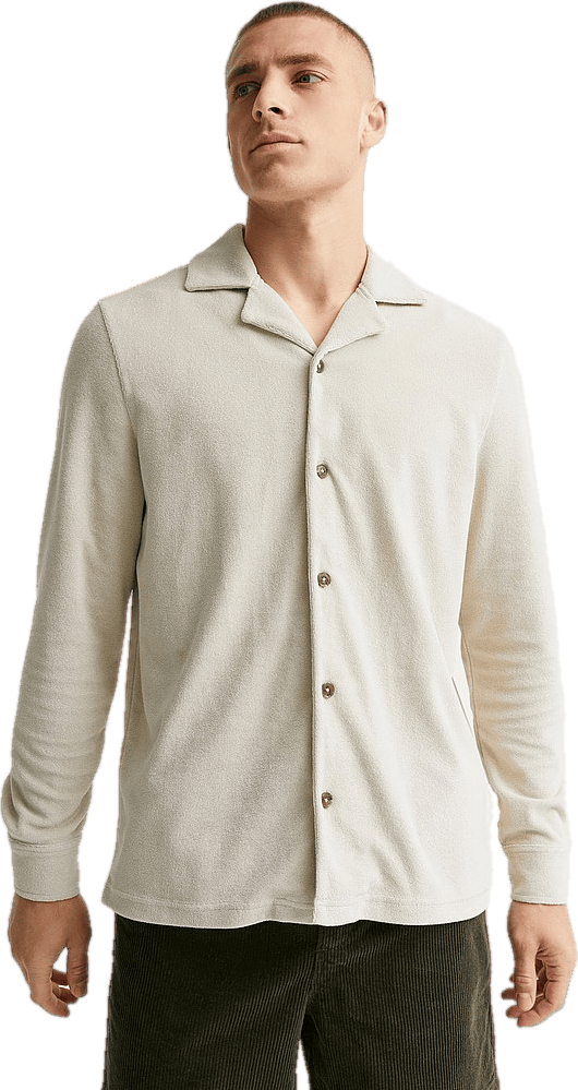 Terry Ls Shirt Sand - Bild 4