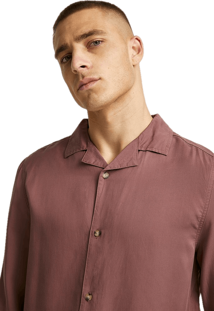 Studio Total Icon Tencel Shirt, Male, Kläder, Skjortor, skjortor, Rosa, M