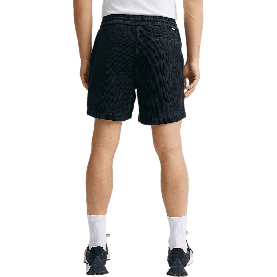 Icon Cord Shorts Black