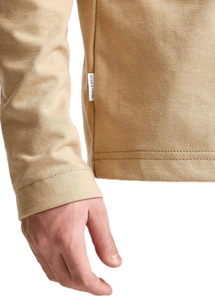 Soft Relaxed Overshirt Beige