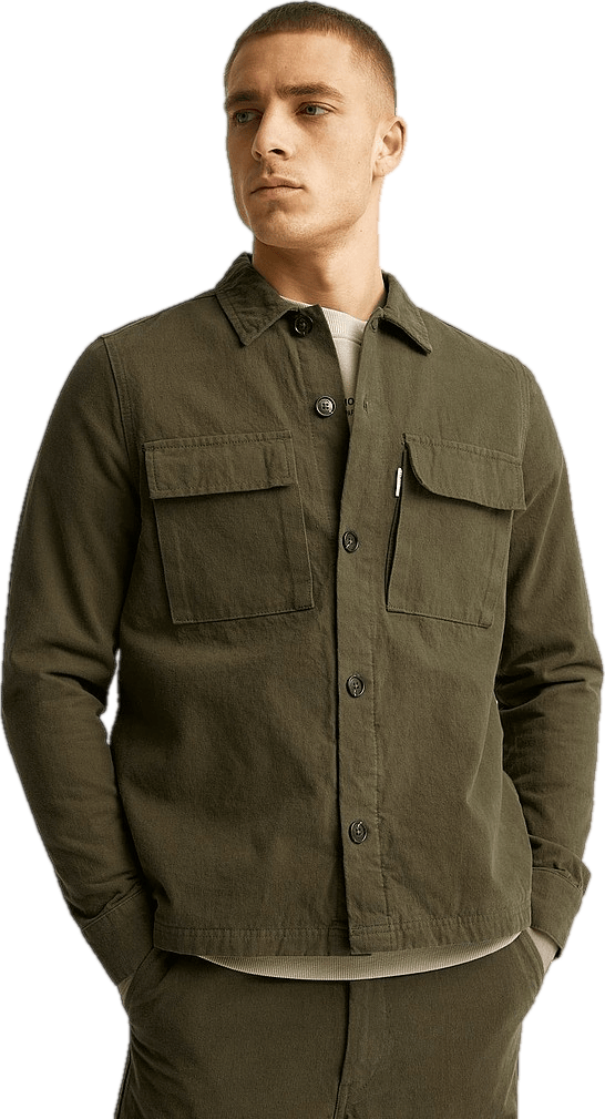Studio Total Utility Overshirt Dk