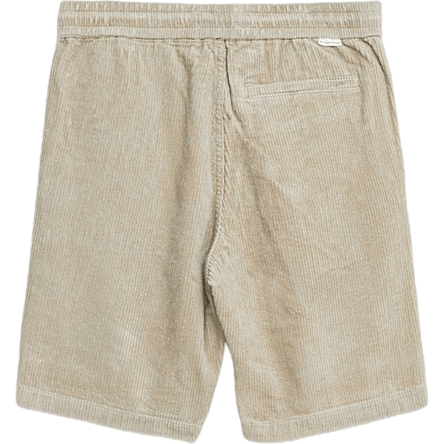Icon Cord Shorts Ecru