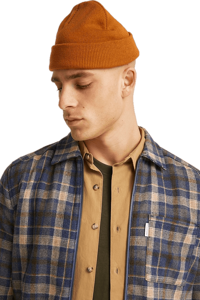 Zip Check Overshirt Blue Check