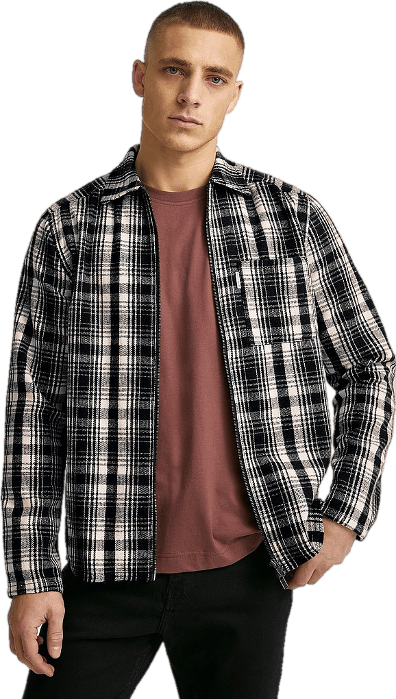 Studio Total Zip Check Overshirt - Bild 3