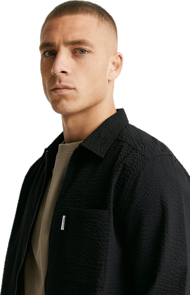 Studio Total Seersucker Zip Overshirt - Bild 3