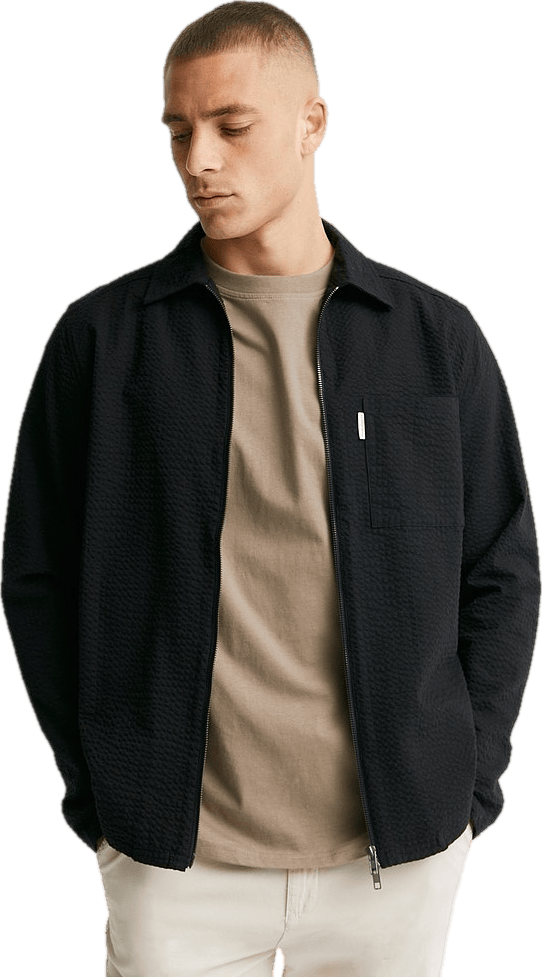 Studio Total Seersucker Zip Overshirt - Bild 5