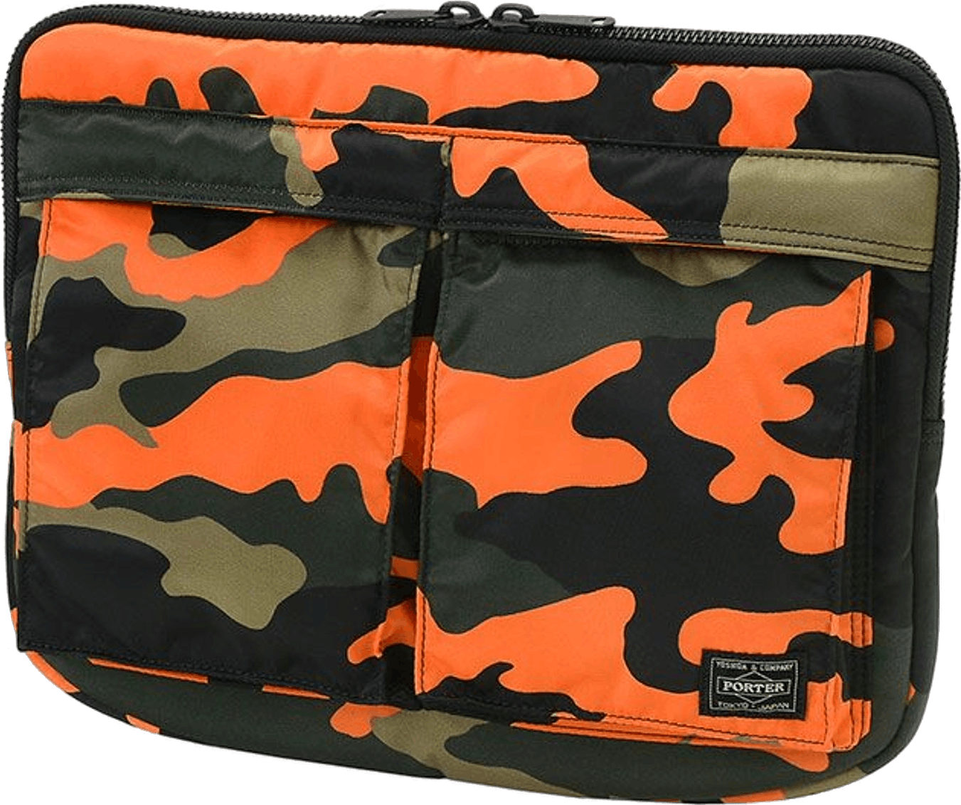 Ps Camo Document Case Woodland Orange, Unisex, Utrustning, väskor & ryggsäckar, Flerfärgad, ONESIZE
