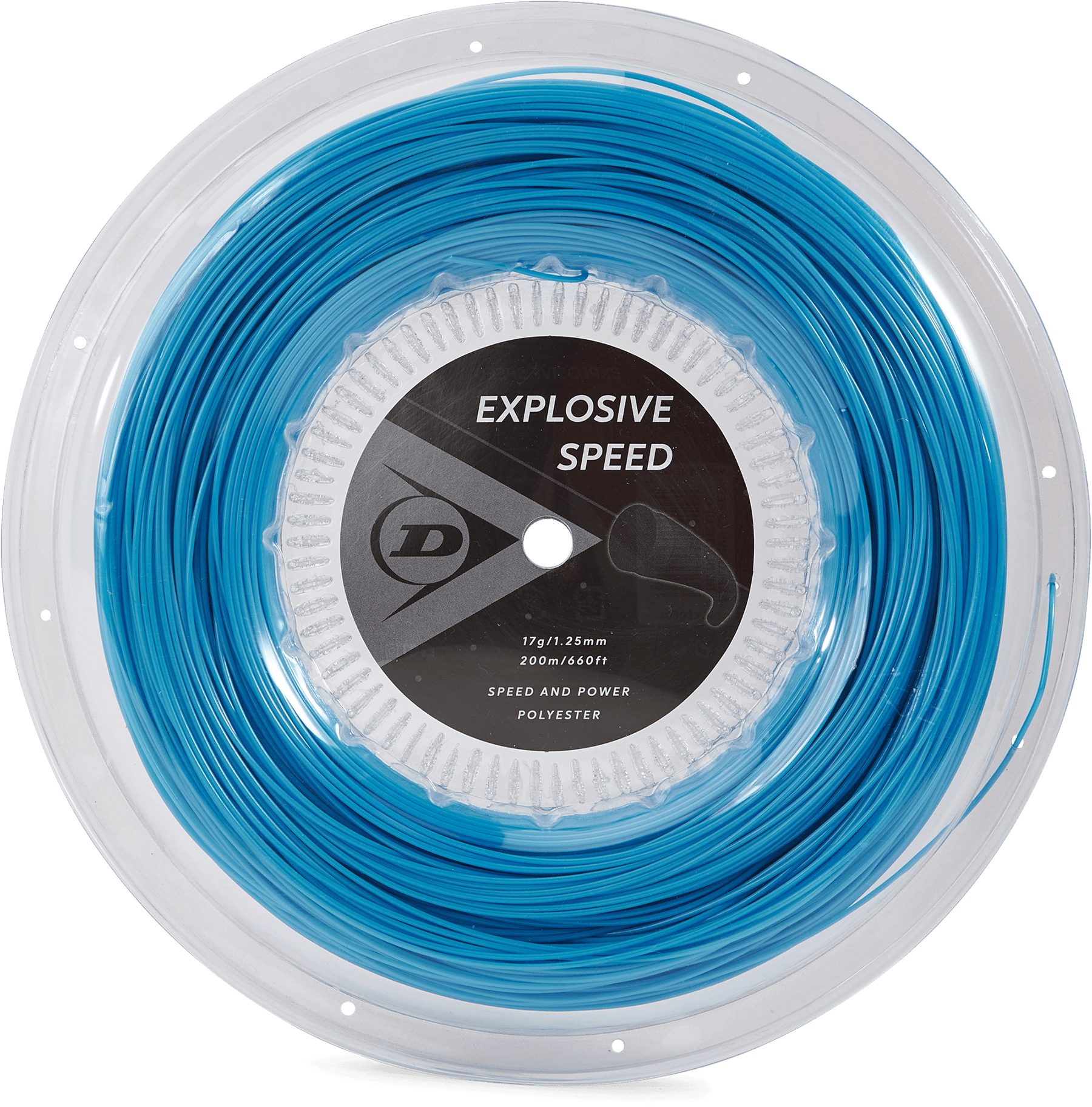 Explosive Speed 200m Reel Blue, Unisex, Equipo, equipo de entrenamiento, Tenis, Azul, 1,25 mm