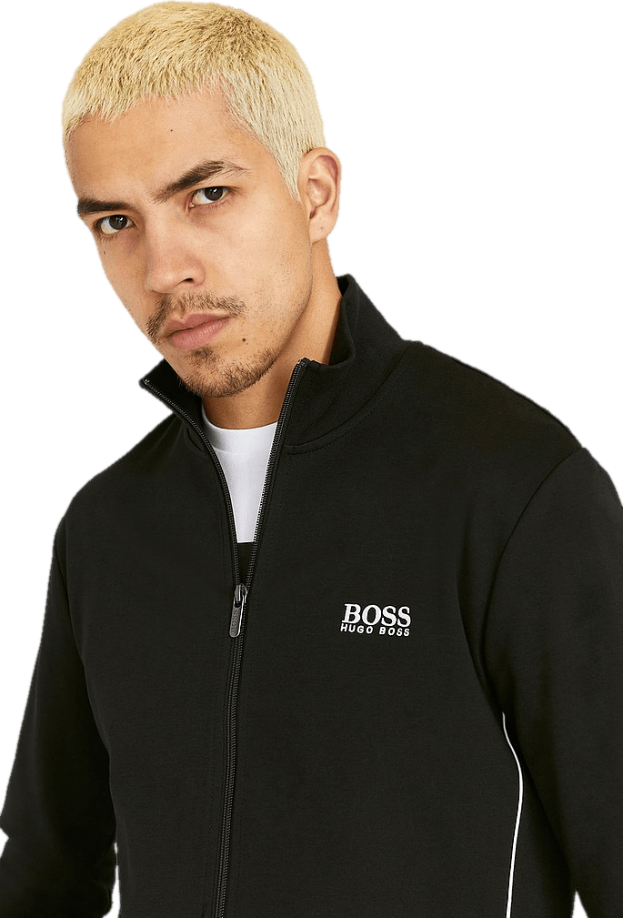BOSS Tracksuit Jacket, Male, Odevy, mikiny a mikiny, Čierna, S