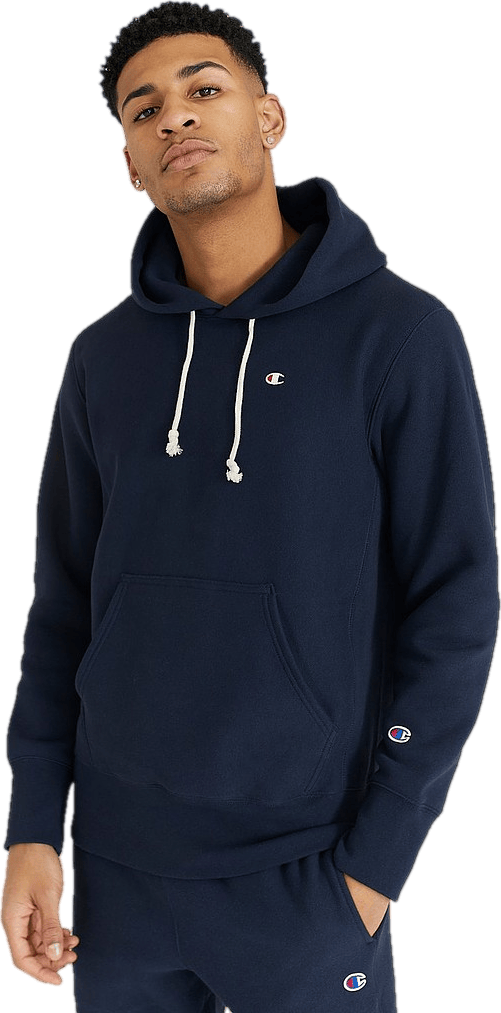 Hooded Sweatshirt Bs501, Male, Kläder, hoodies och sweatshirts, Blå, XL