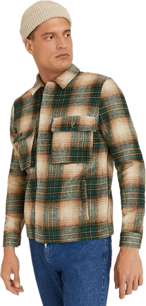 Monterey Check Overshirt  &, Male, Vaatteet, Tops, Monivärinen, L