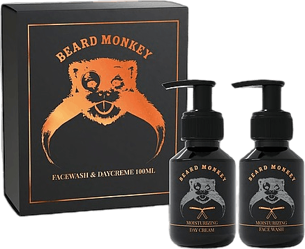 Beard Monkey Giftset Skincare, Male, Utrustning, skönhet, Grå, 200 ml
