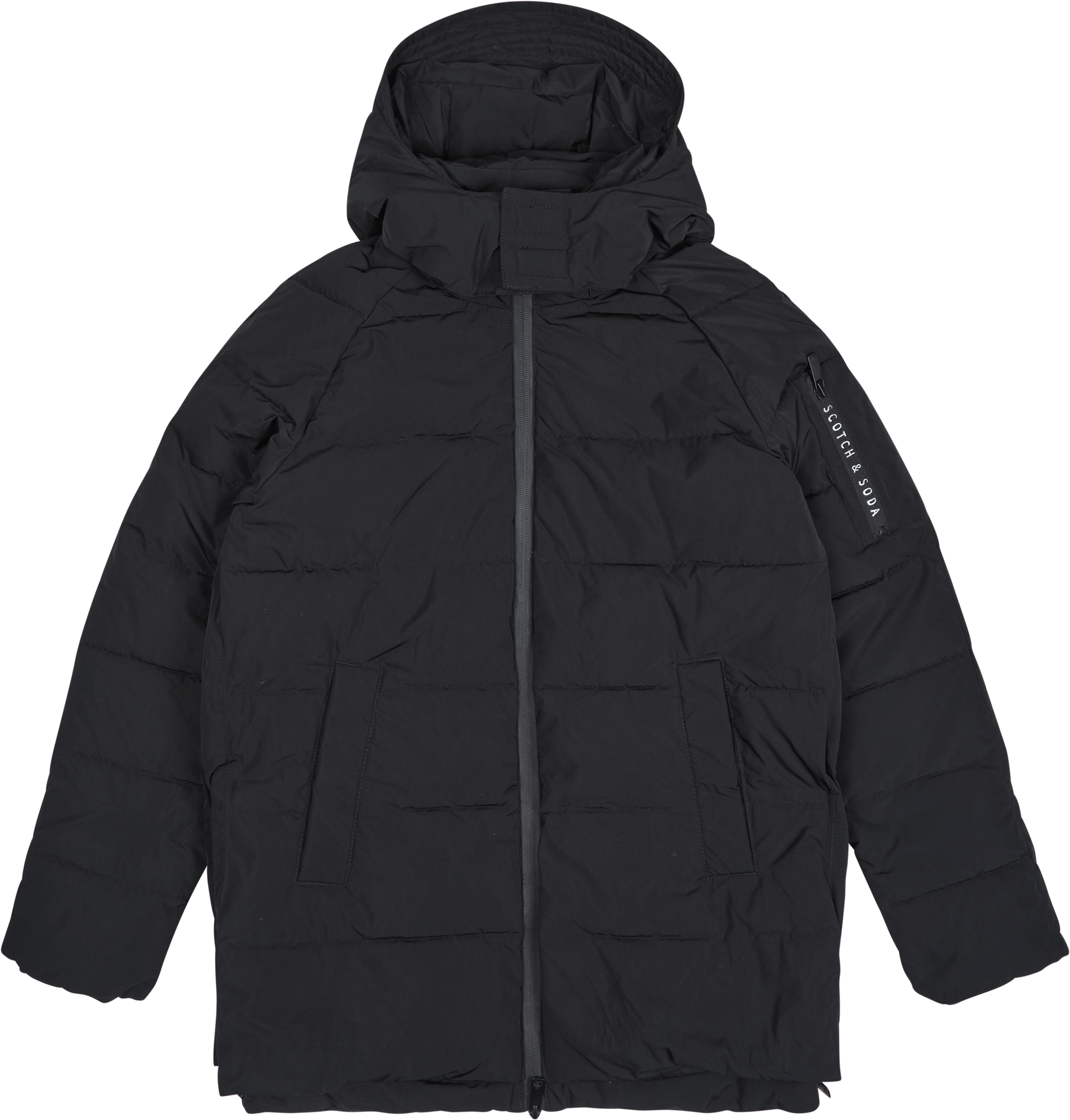 Water Repellent Recycled Poly  Black