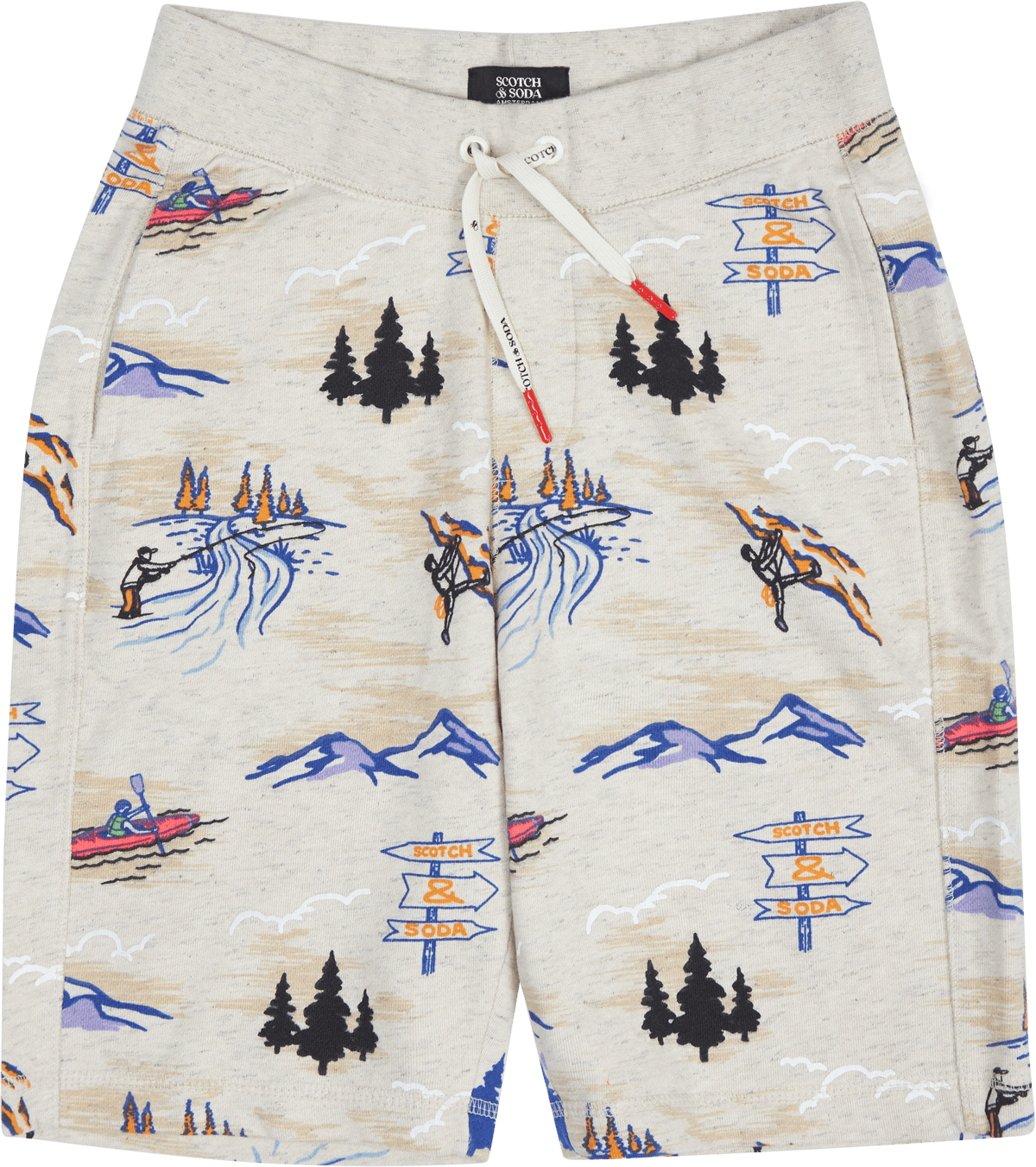 All-over Printed Sweatshorts Combo A