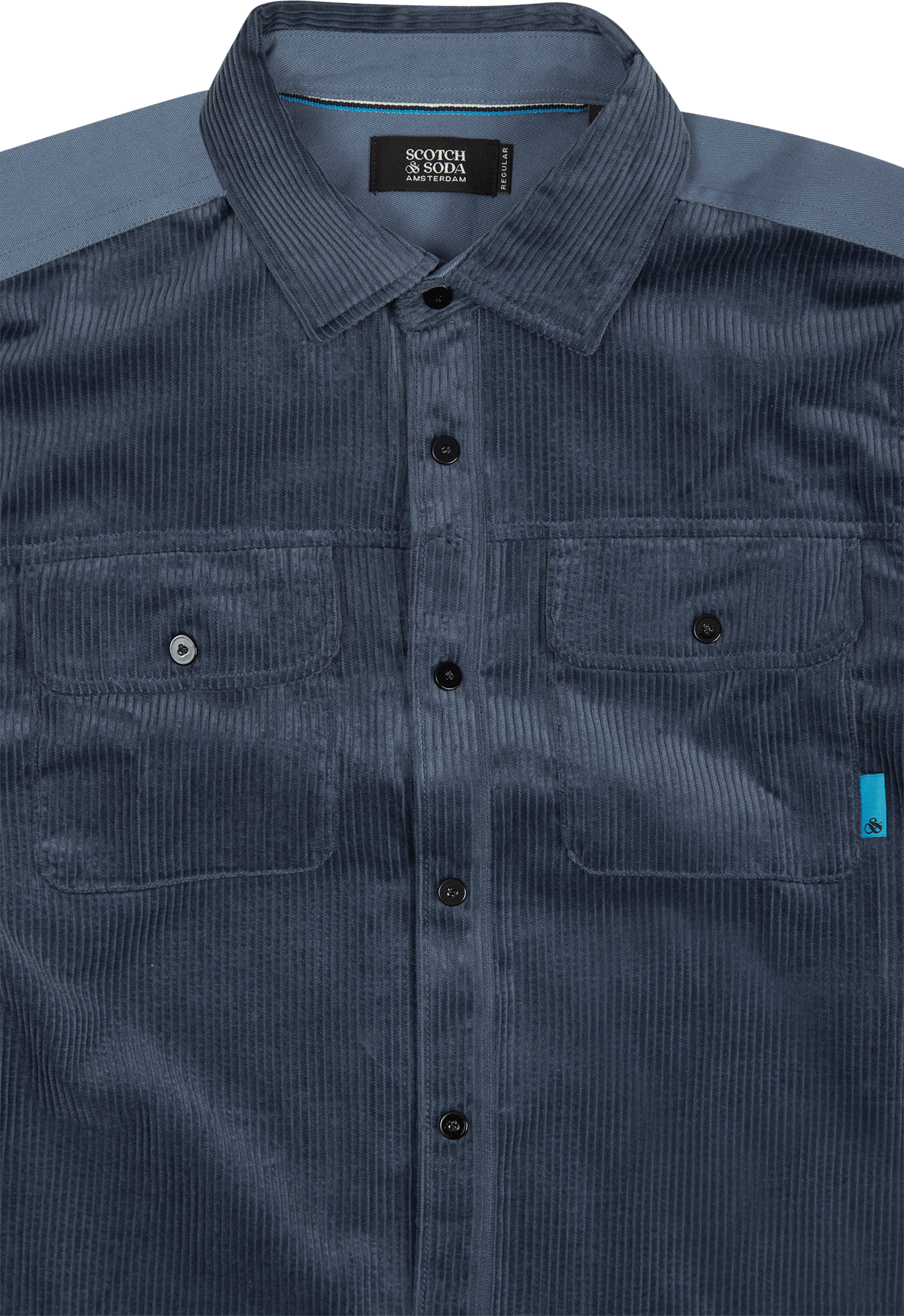 Regular Fit- Contrast Twill Qu Steel - Bild 3