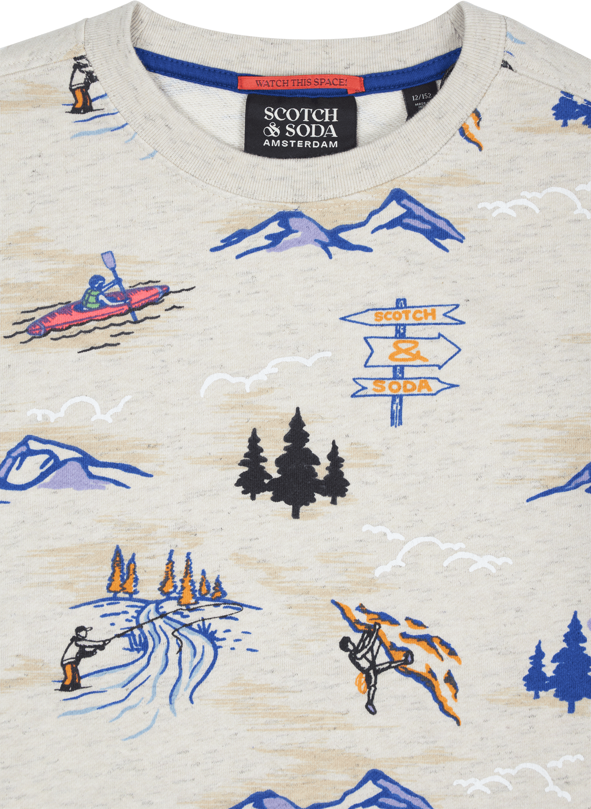 All-over Printed Crewneck Swea Combo A - Bild 3