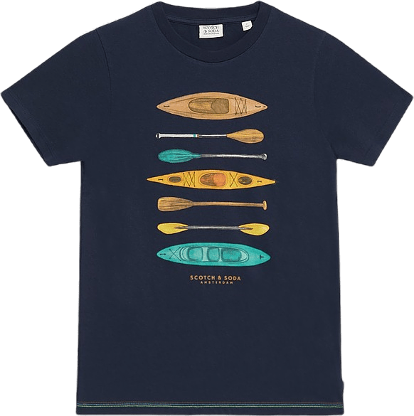 Regular-fit Short Sleeve Artwo Night