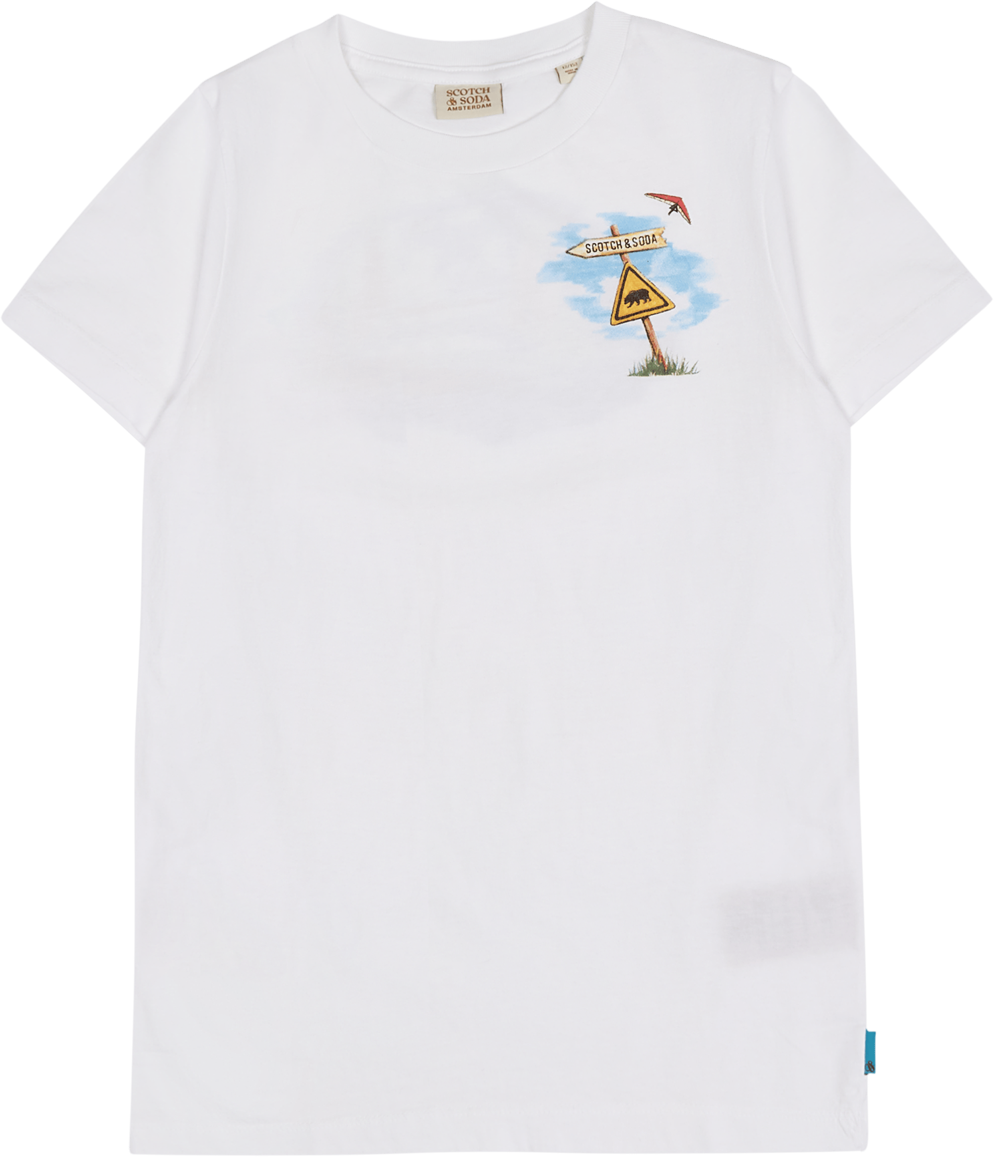 Regular-fit Short-sleeved Artw Off White